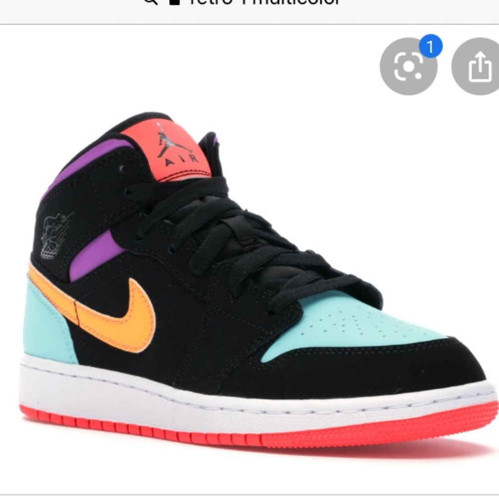 Retro 1 Jordan multicolor mid